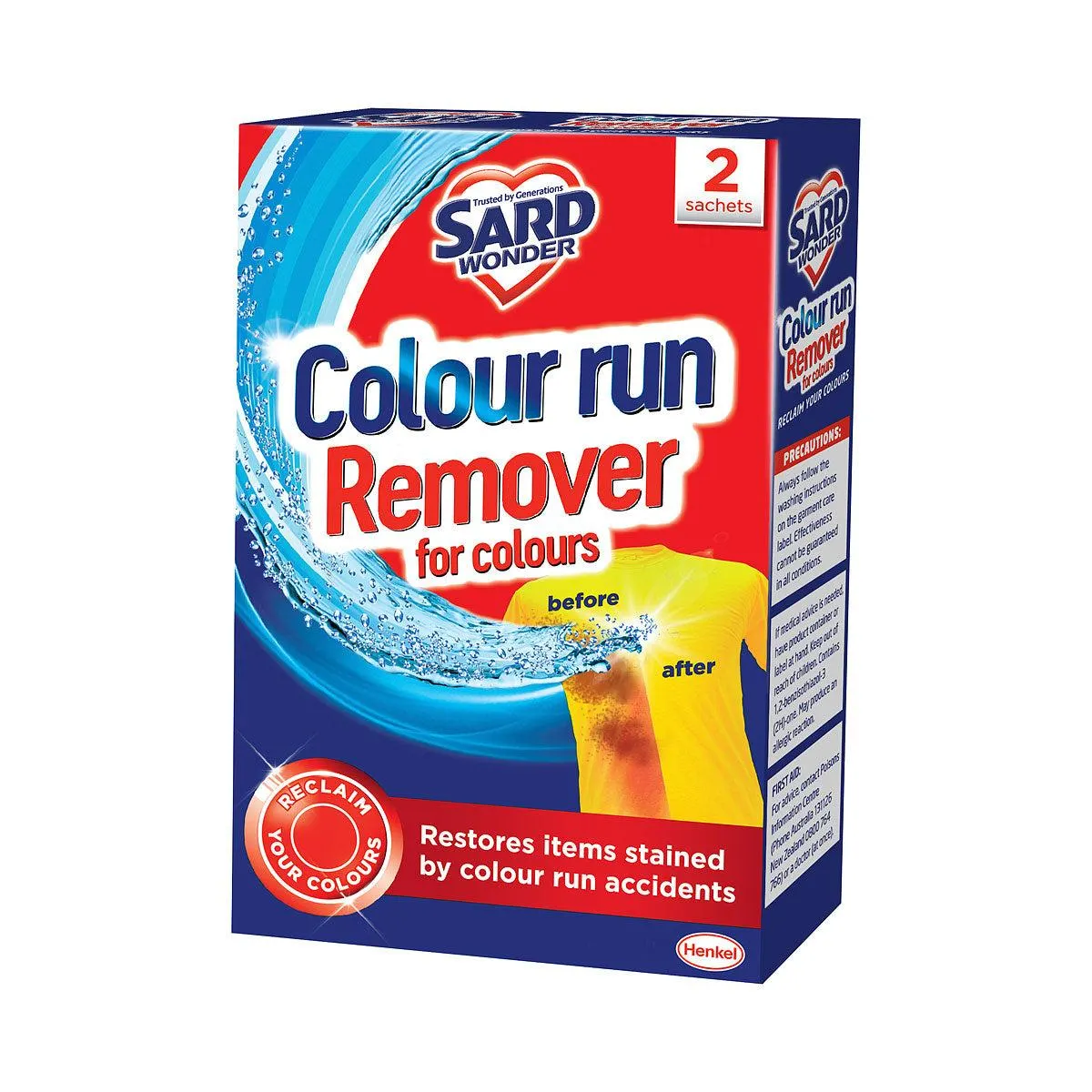 Sard Colour Run Remover For Colours 2pk