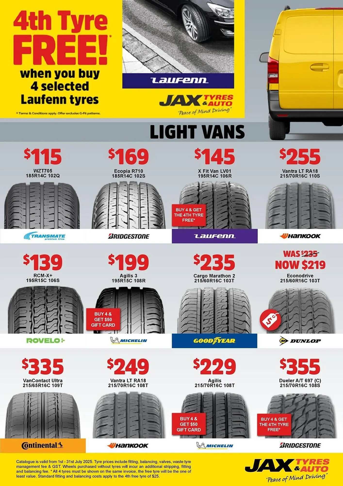 Jax Tyres catalogue - Catalogue valid from 1 July to 31 July 2025 - page 7