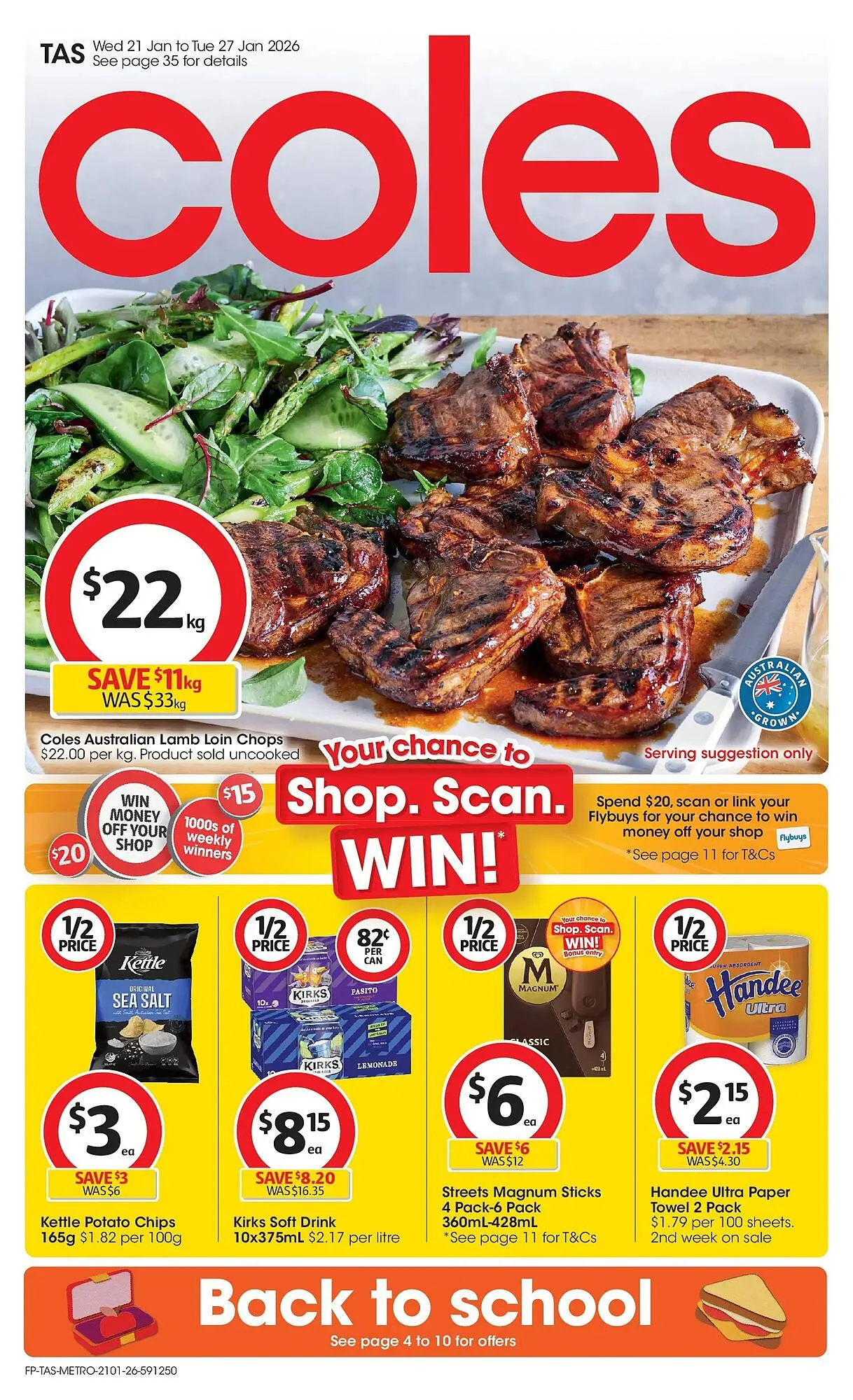 Coles catalogue - Catalogue valid from 21 January to 27 January 2026 - page 1