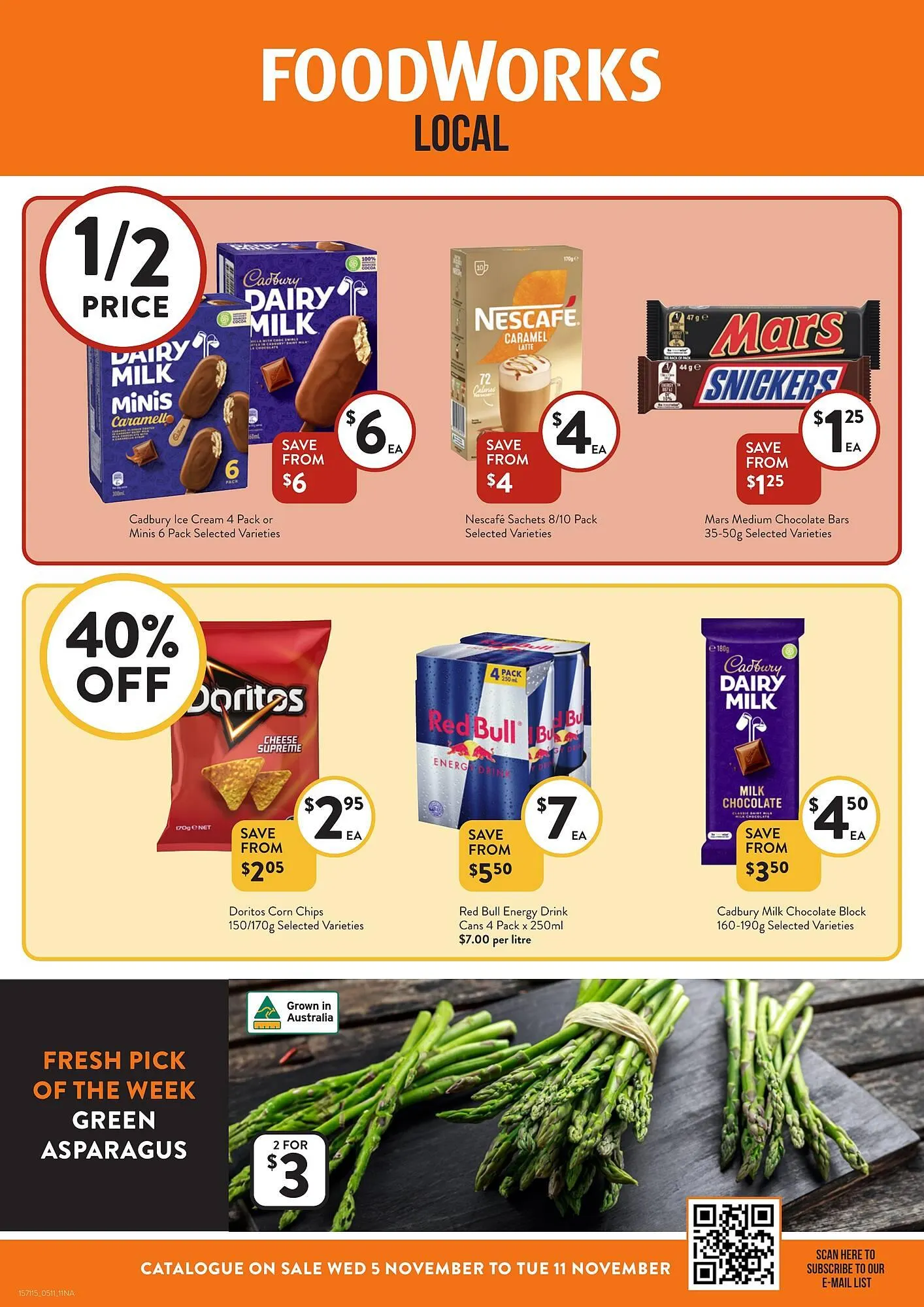 Foodworks catalogue - Catalogue valid from 29 October to 4 November 2025 - page 1