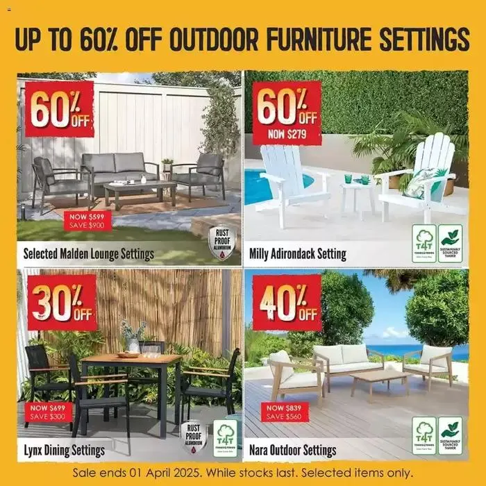 End Of Summer Clearance Sale - Catalogue valid from 14 March to 1 April 2025 - page 4