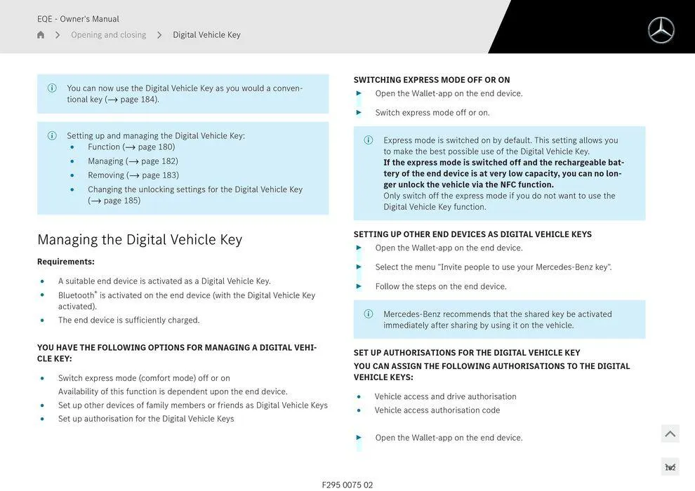 EQE Sedan - Catalogue valid from 11 September to 11 September 2025 - page 182
