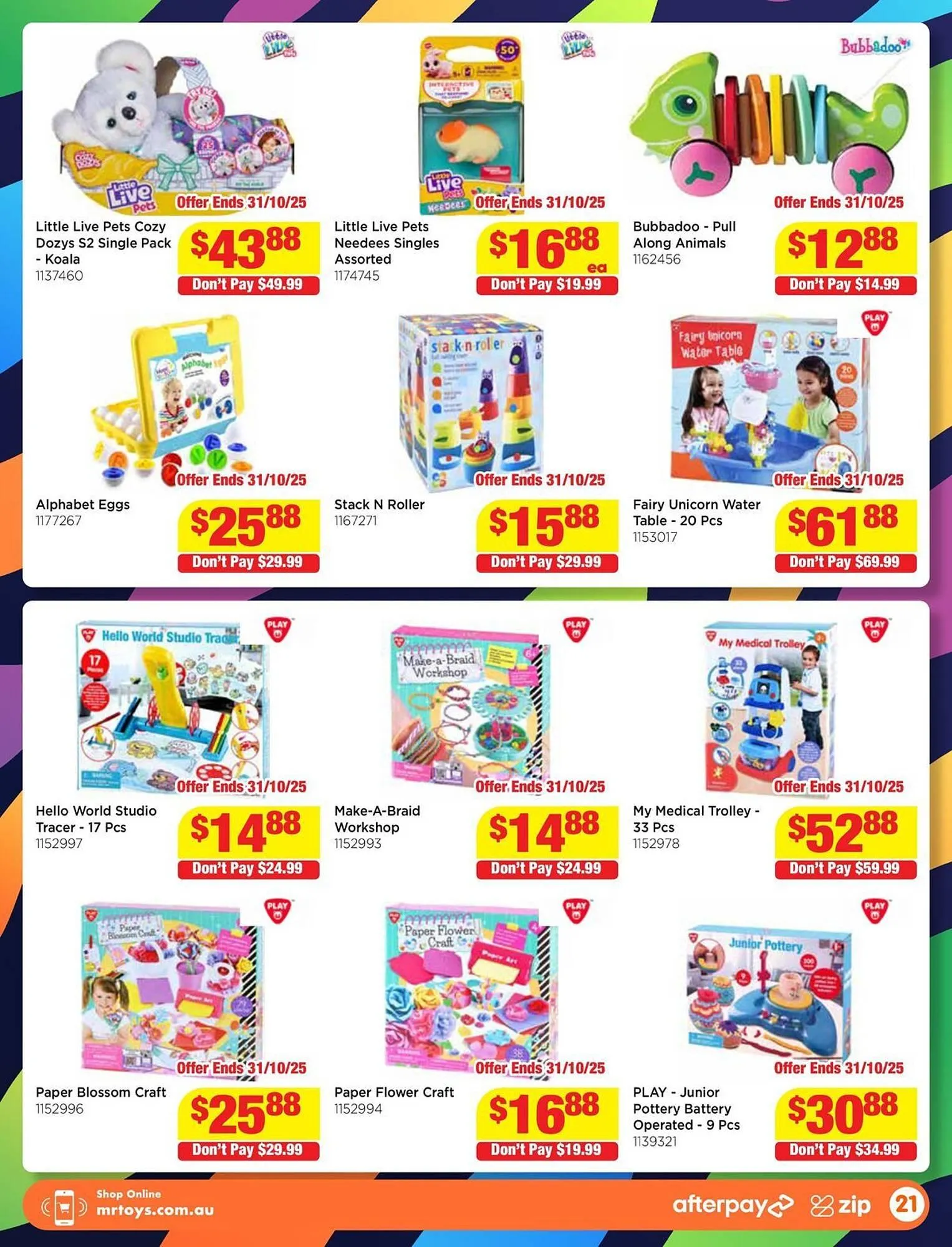Mr Toys catalogue - Catalogue valid from 20 October to 31 October 2025 - page 21