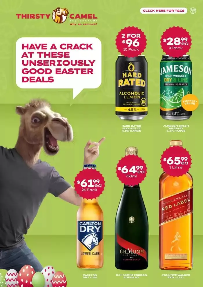 Have a Crack at These Unseriously Good Easter Deals - Catalogue valid from 14 April to 27 April 2025 - page 1