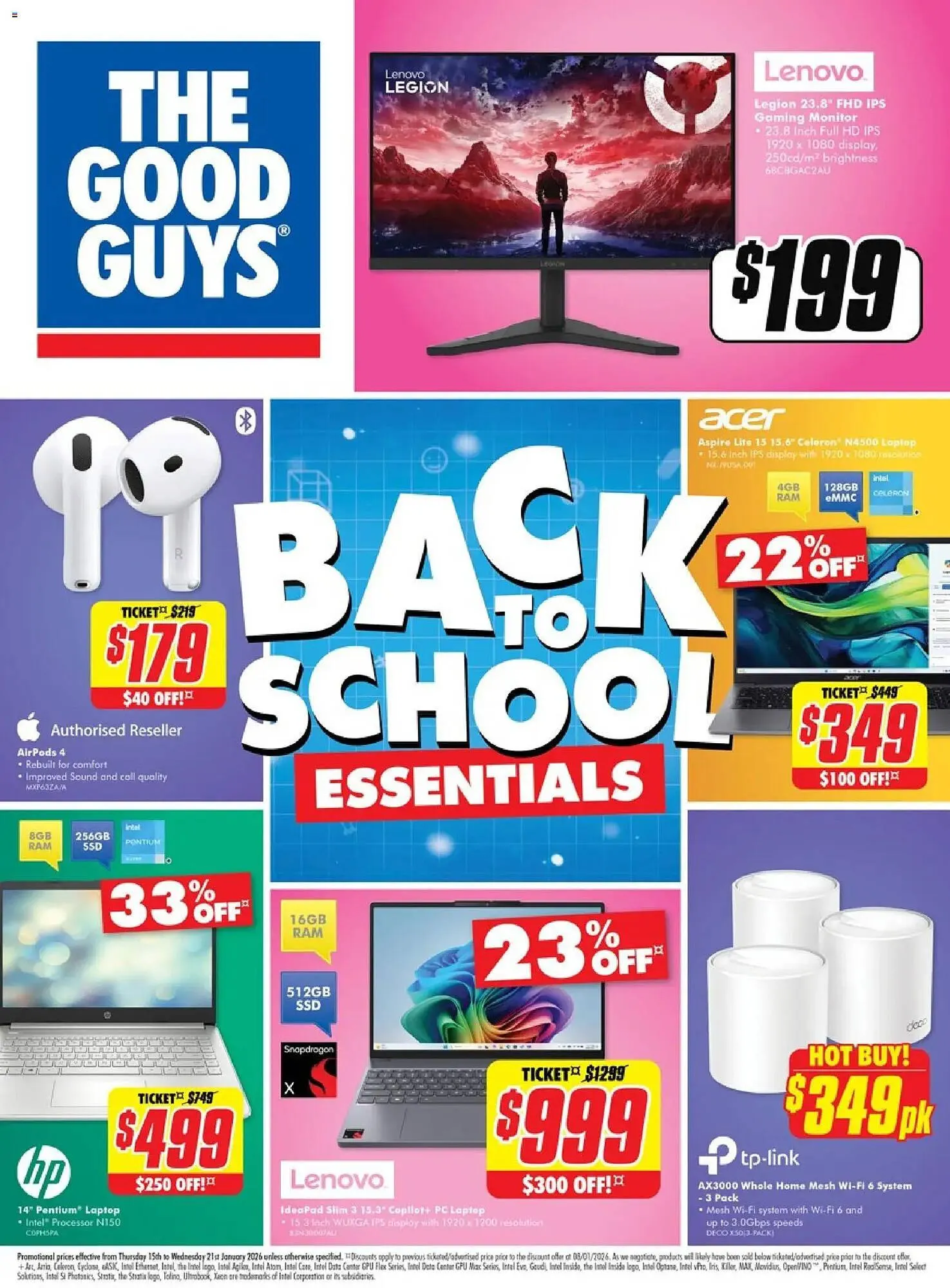 The Good Guys catalogue - Catalogue valid from 15 January to 21 January 2026 - page 1