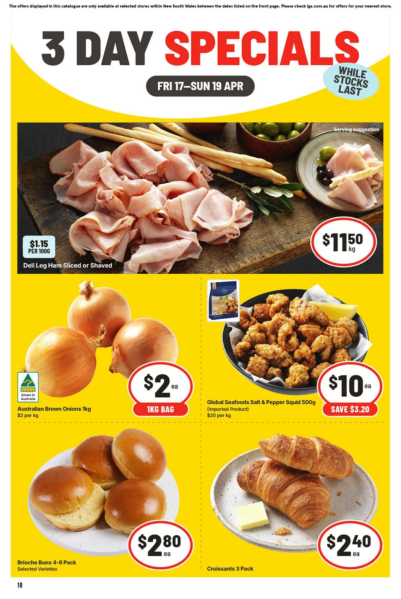 IGA catalogue - Catalogue valid from 17 April to 19 April 2026 - page 1