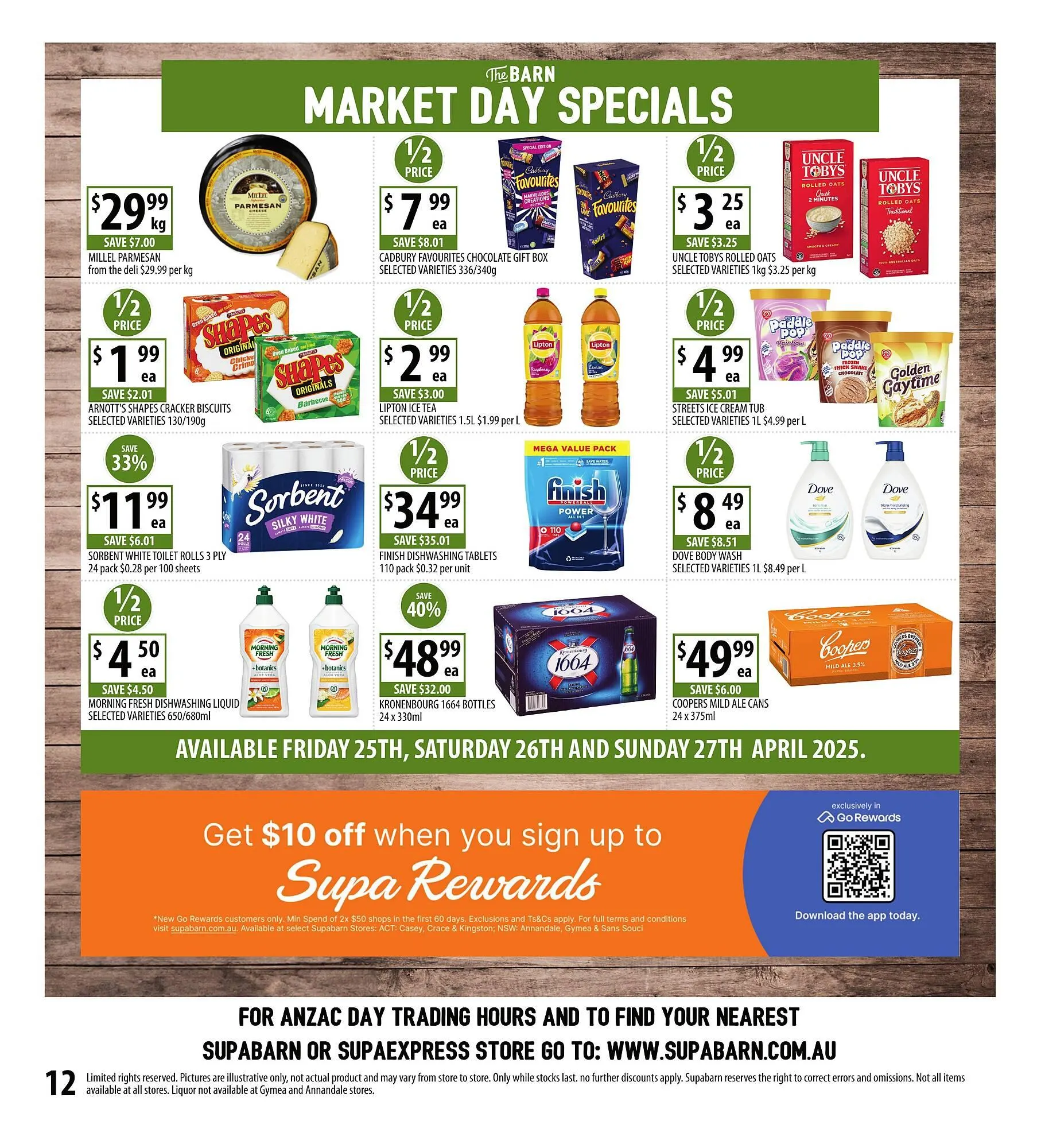 Supabarn catalogue - Catalogue valid from 23 April to 29 April 2025 - page 12