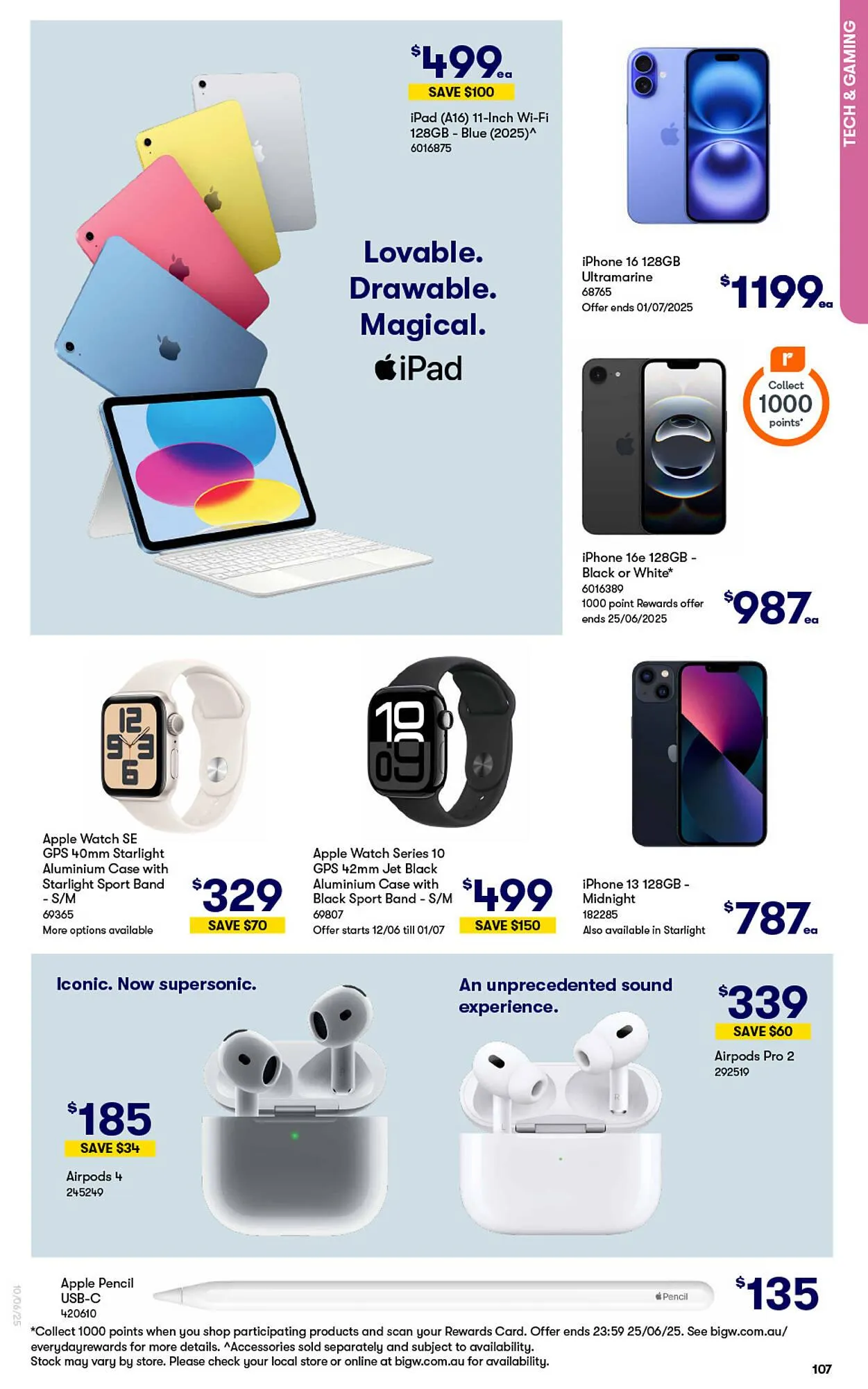 BIG W catalogue - Catalogue valid from 10 June to 9 July 2025 - page 107