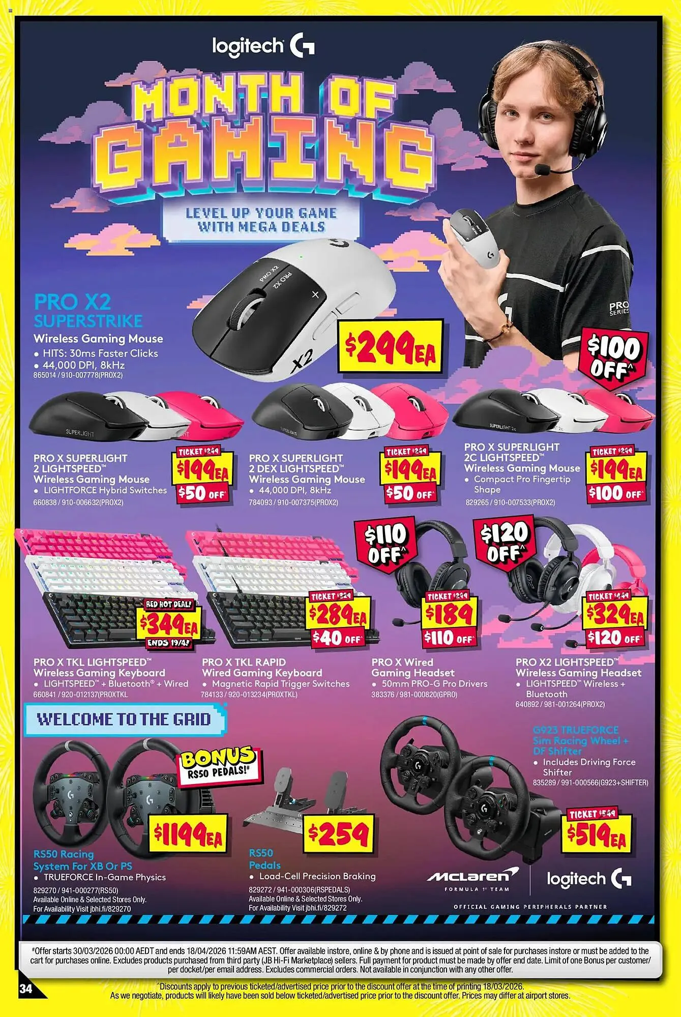 JB Hi-Fi catalogue - Catalogue valid from 30 March to 19 April 2026 - page 34
