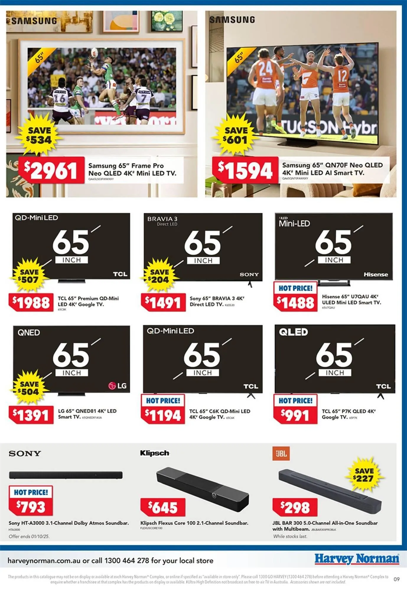 Harvey Norman catalogue - Catalogue valid from 25 September to 7 October 2025 - page 9