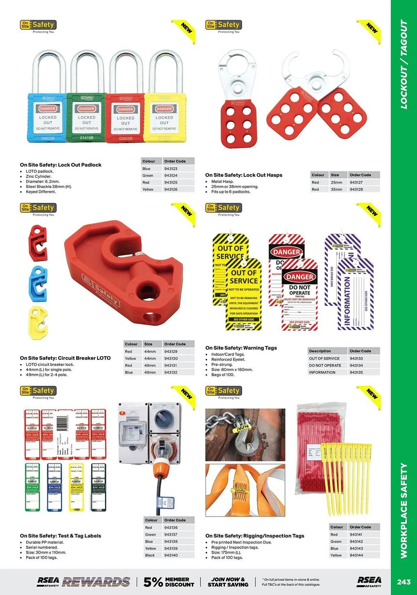 RSEA Safety catalogue - Catalogue valid from 1 August to 31 December 2025 - page 3