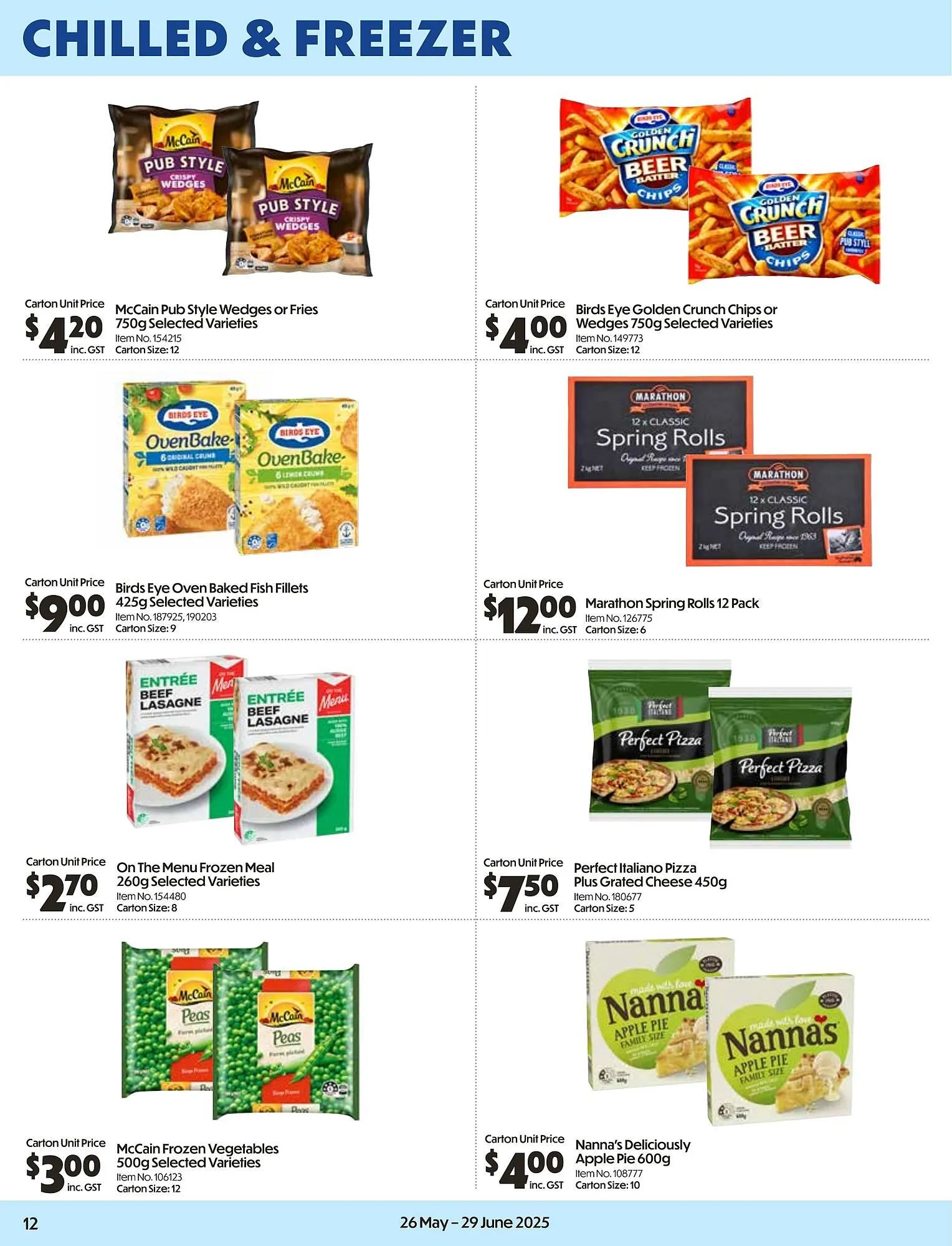 Campbells Wholesale catalogue - Catalogue valid from 26 May to 29 June 2025 - page 12