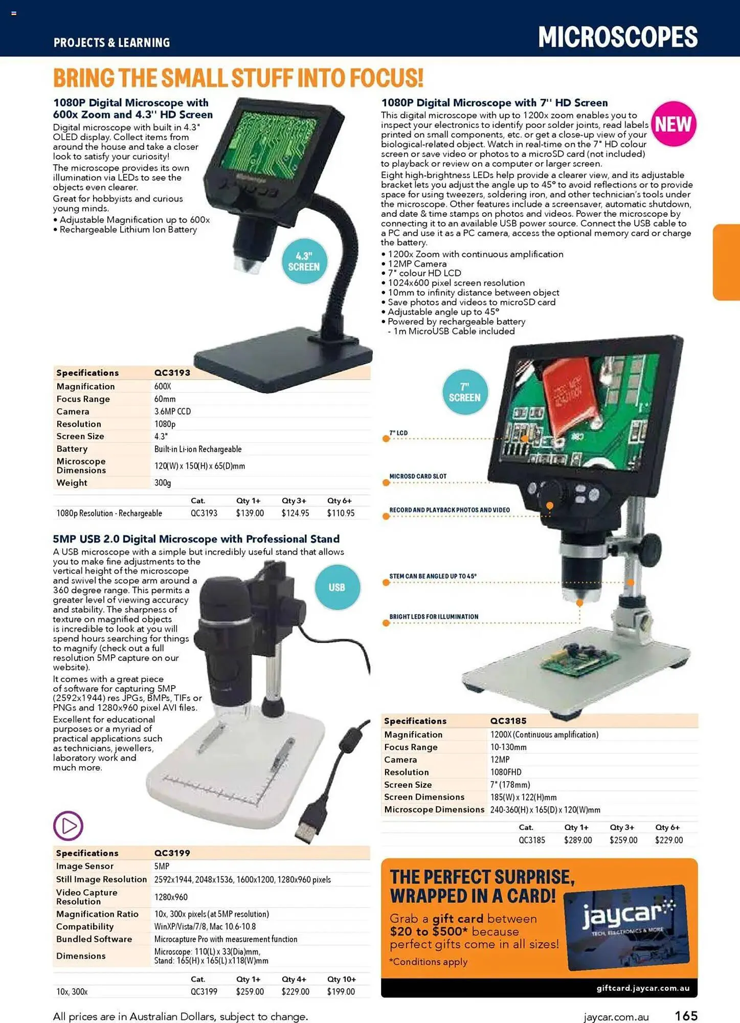 Jaycar Electronics catalogue - Catalogue valid from 8 July to 9 July 2026 - page 165