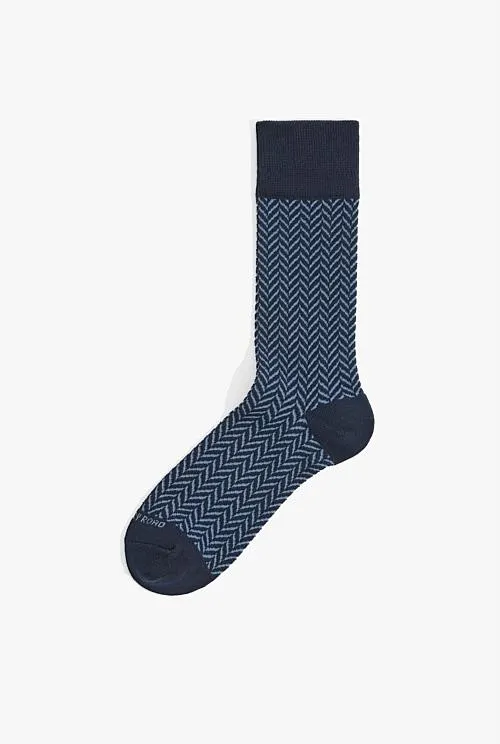Australian Cotton Blend Herringbone Sock