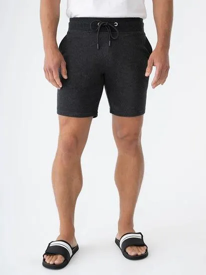 Lowes Knit Shorts Charcoal Marle