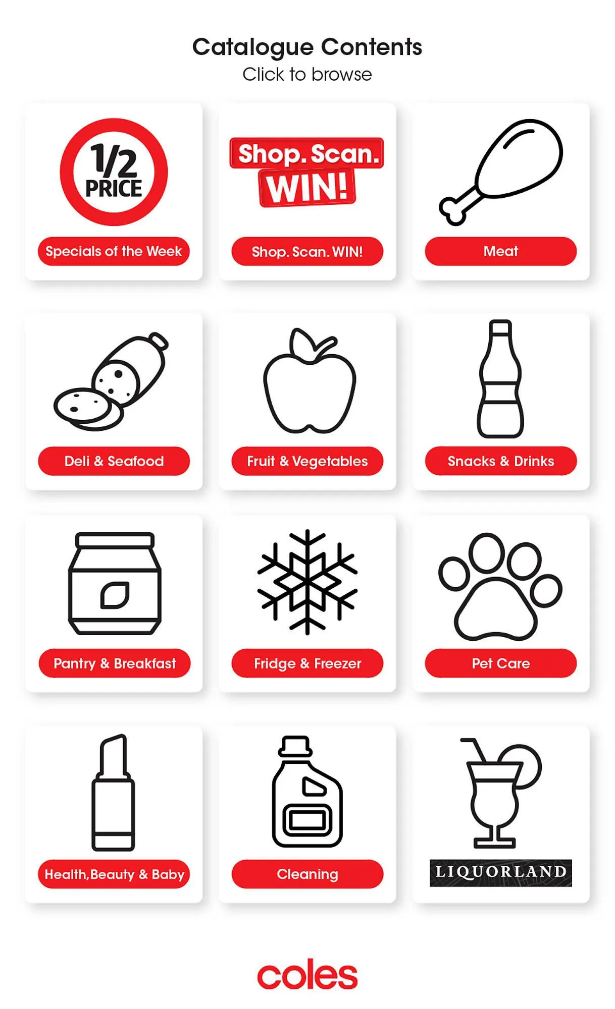 Coles catalogue - 1
