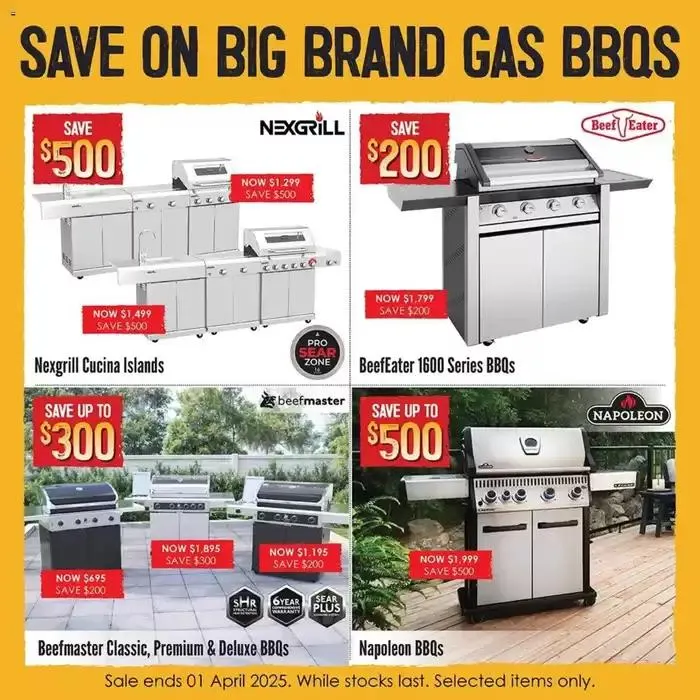 End Of Summer Clearance Sale - Catalogue valid from 14 March to 1 April 2025 - page 3