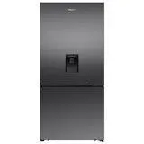 Hisense 500L PureFlat Bottom Mount Refrigerator Dark Steel HRBM500TBW