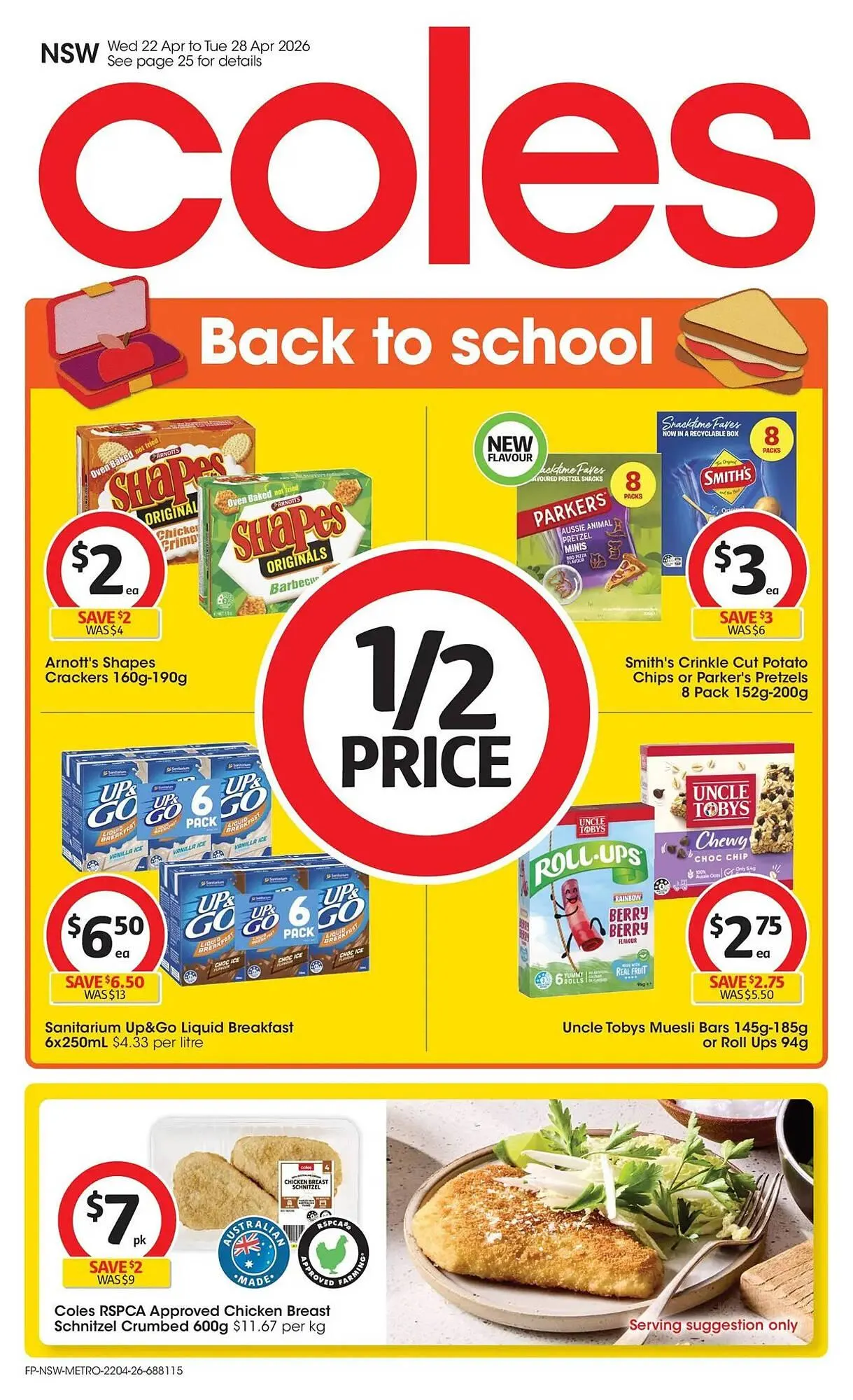 Coles catalogue - Catalogue valid from 22 April to 28 April 2026 - page 1