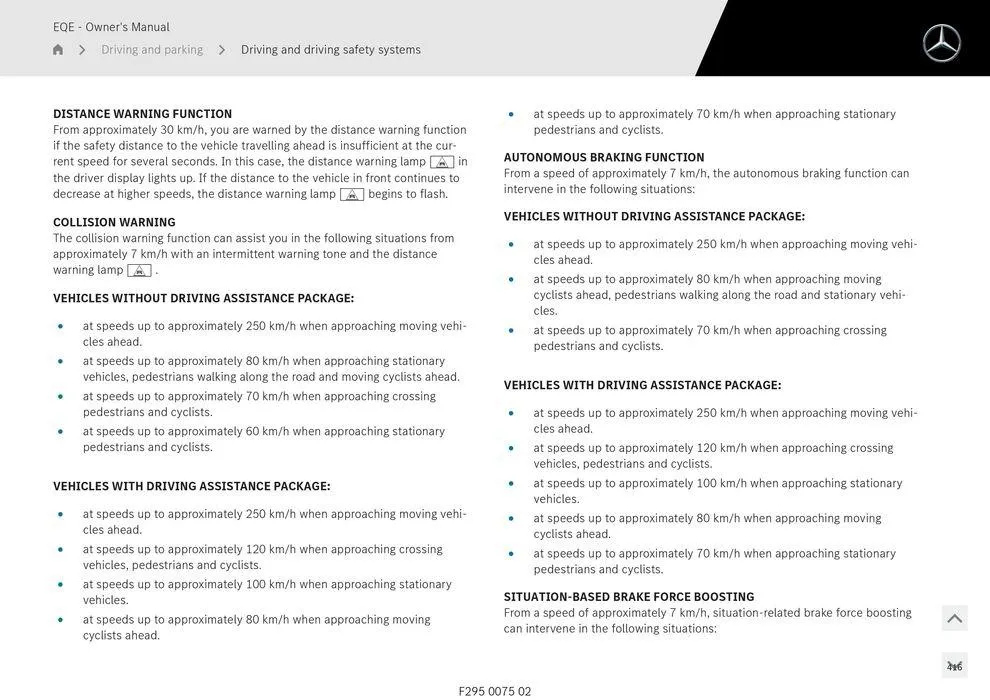 EQE Sedan - Catalogue valid from 11 September to 11 September 2025 - page 416