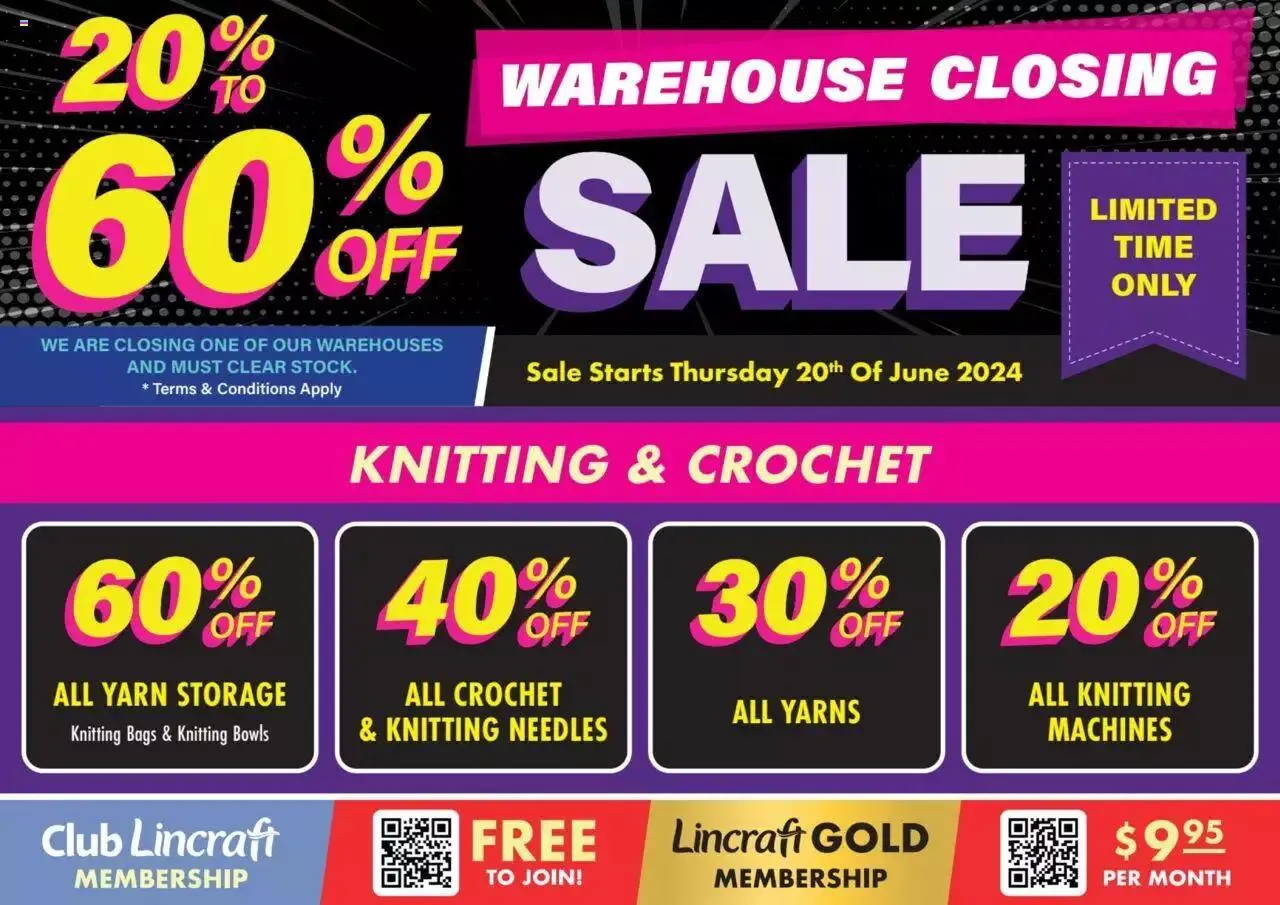 Lincraft Catalogue - Catalogue valid from 20 June to 31 December 2024 - page 1