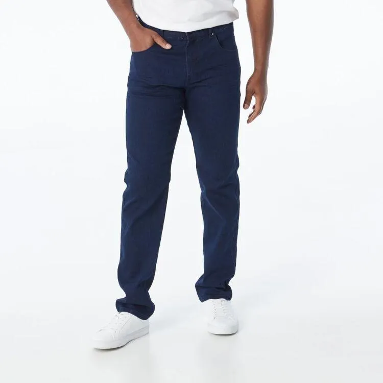JC Lanyon Men's Regular Stretch Denim Jeans Navy