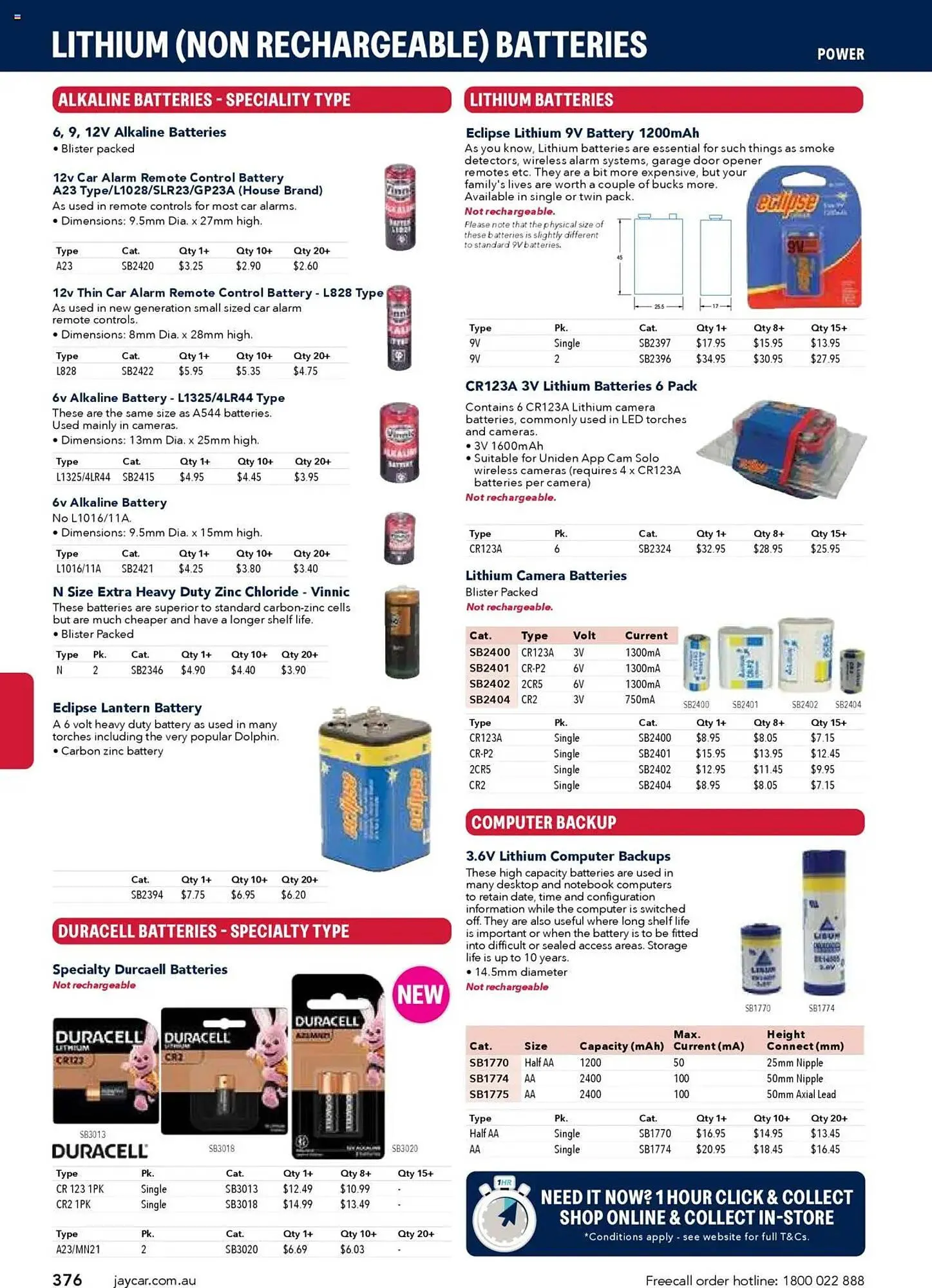 Jaycar Electronics catalogue - Catalogue valid from 8 July to 9 July 2026 - page 376
