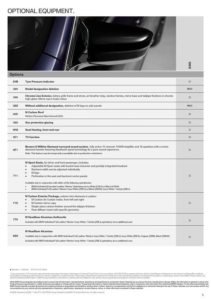 The BMW 8 Series Gran Coupe - Catalogue valid from 15 May to 15 May 2025 - page 9