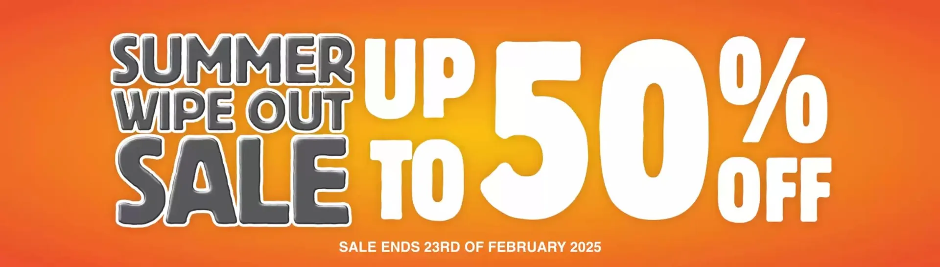 Summer Wipe Out Sale - 1