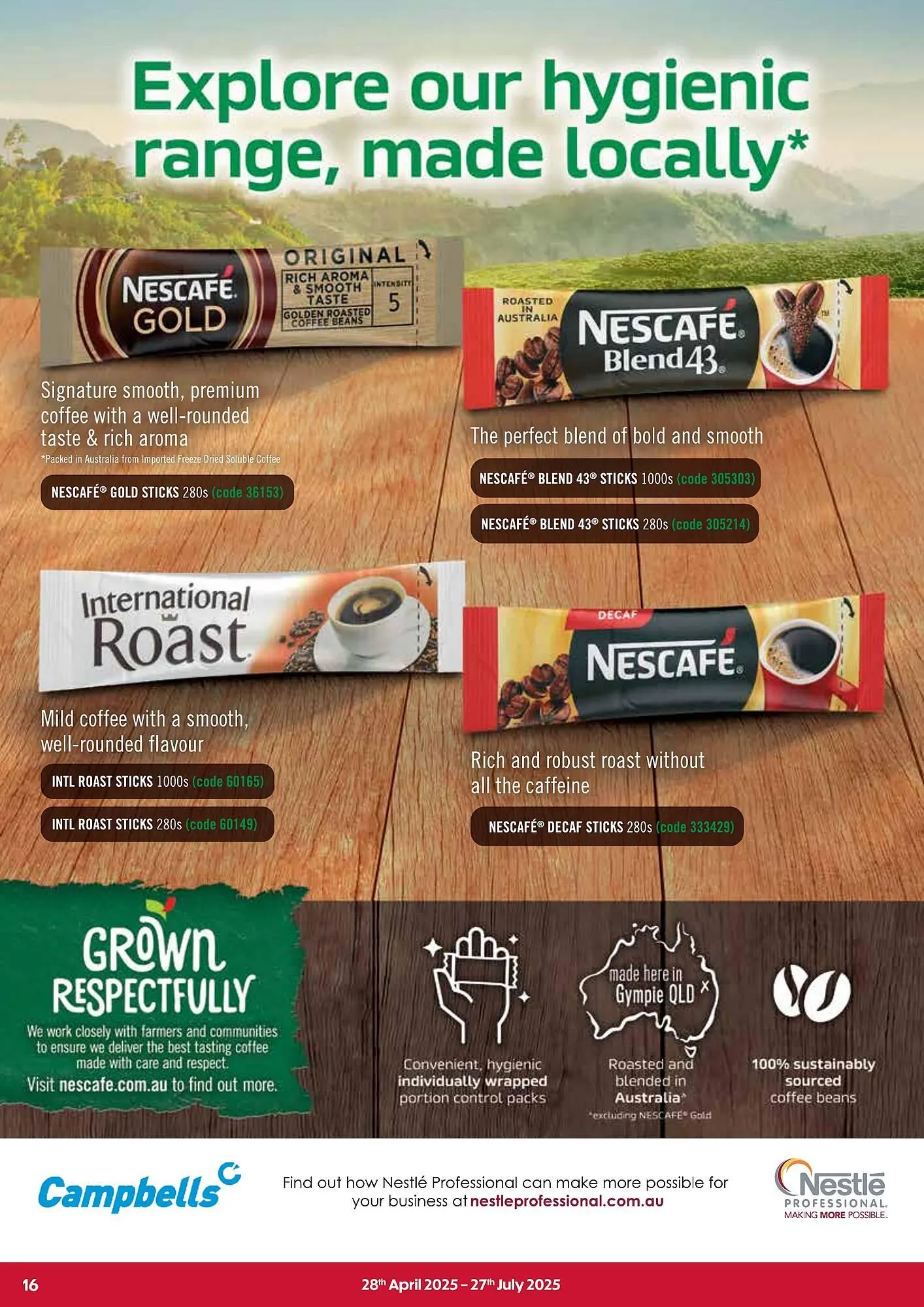 Campbells Wholesale catalogue - Catalogue valid from 28 April to 27 July 2025 - page 16