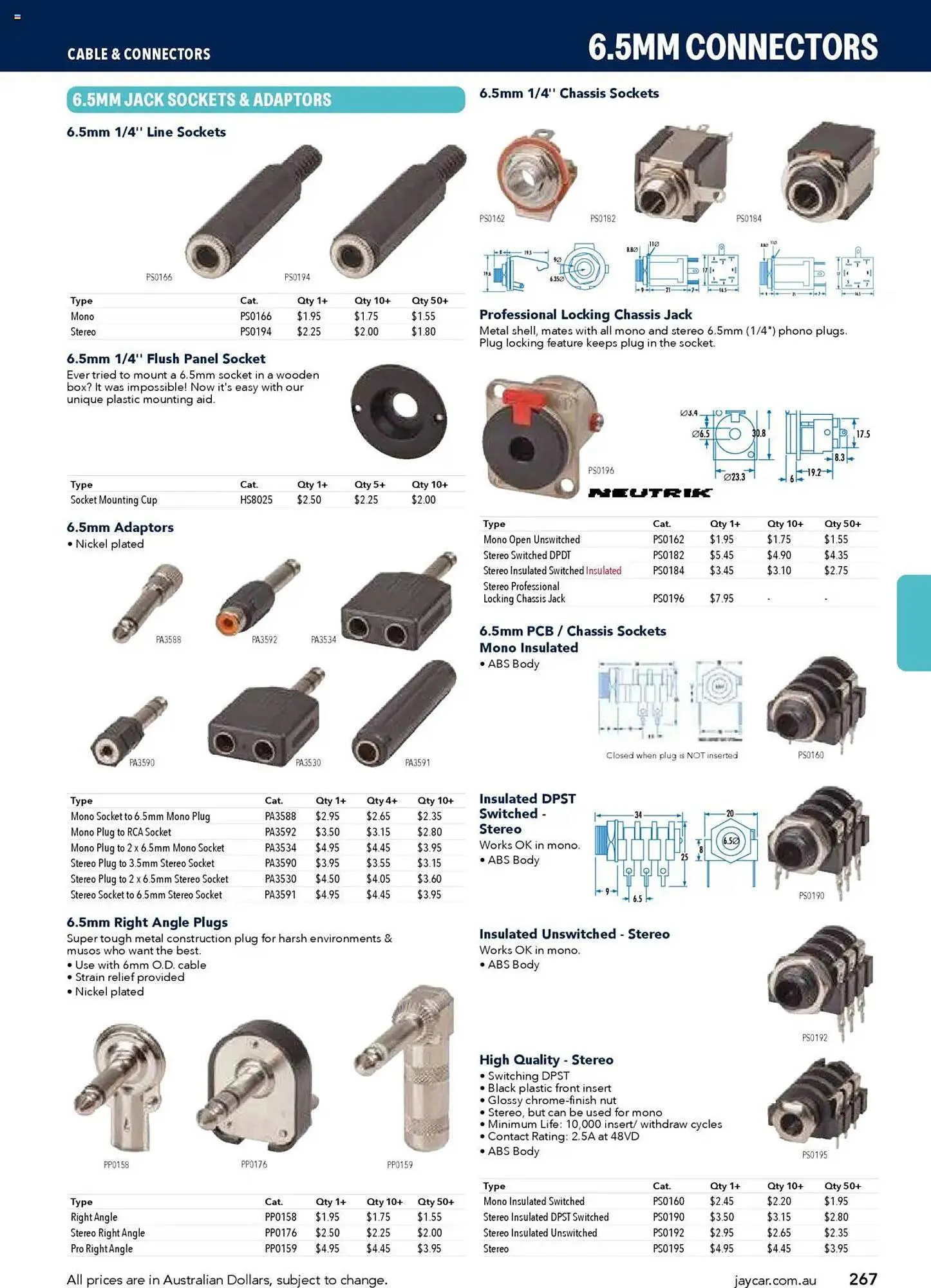 Jaycar Electronics catalogue - Catalogue valid from 8 July to 9 July 2026 - page 267