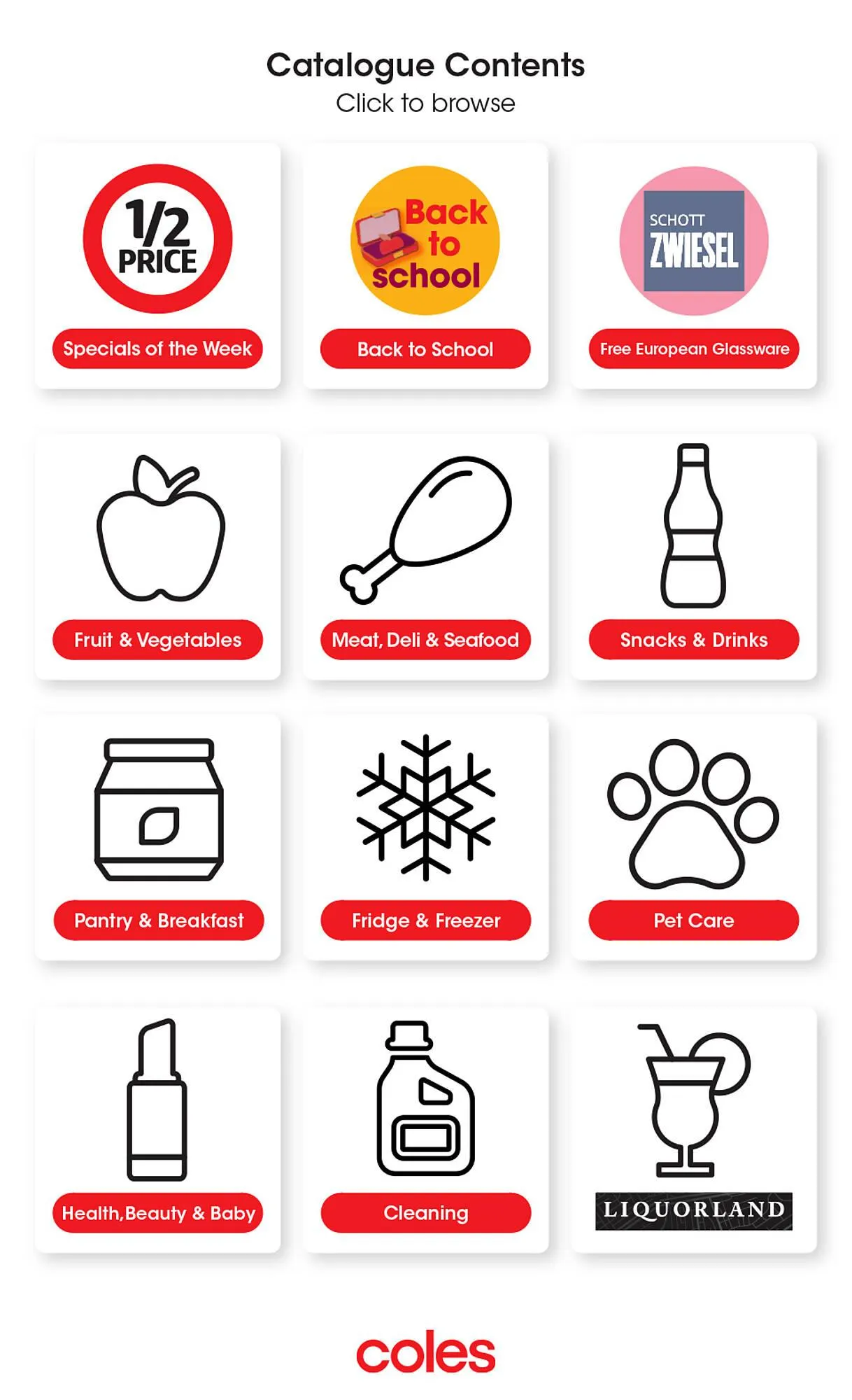 Coles catalogue - Catalogue valid from 8 October to 14 October 2025 - page 1