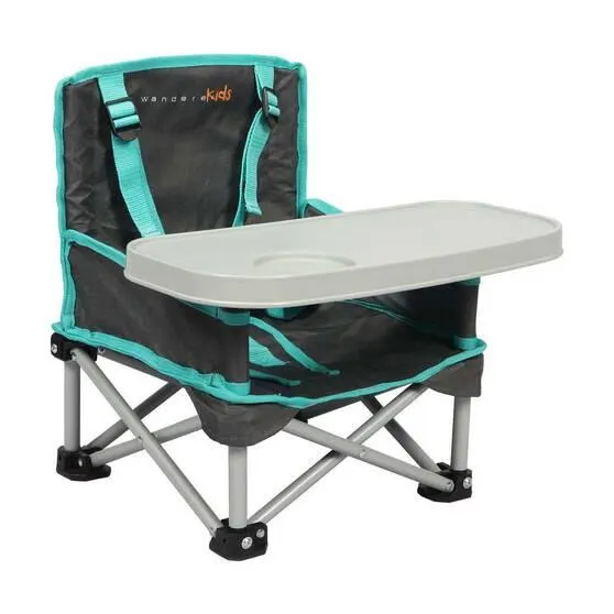 Wanderer Kids Mini Portable Folding Chair with Tray Table 15kg
