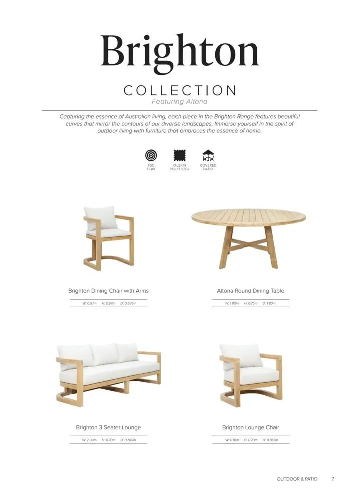 Outdoor & Patio - Catalogue valid from 16 October to 31 December 2024 - page 7