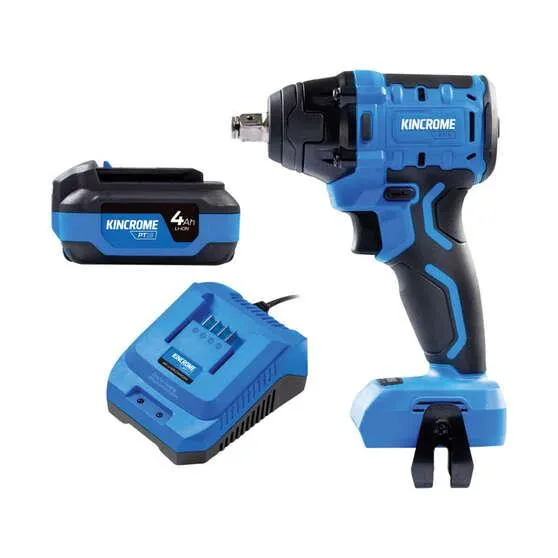 Kincrome PT18 18V Brushless 1/2" 370Nm Impact Wrench Kit 4.0Ah