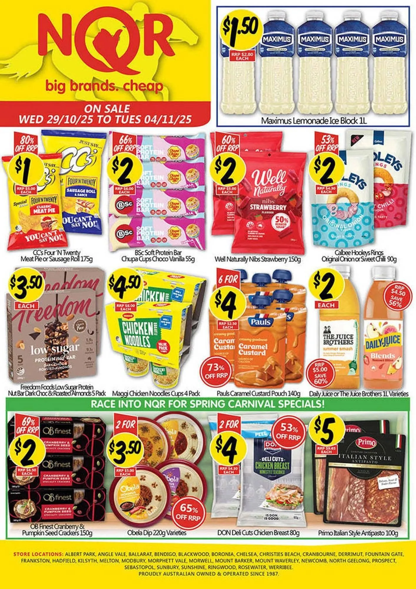 NQR catalogue - Catalogue valid from 29 October to 4 November 2025 - page 1