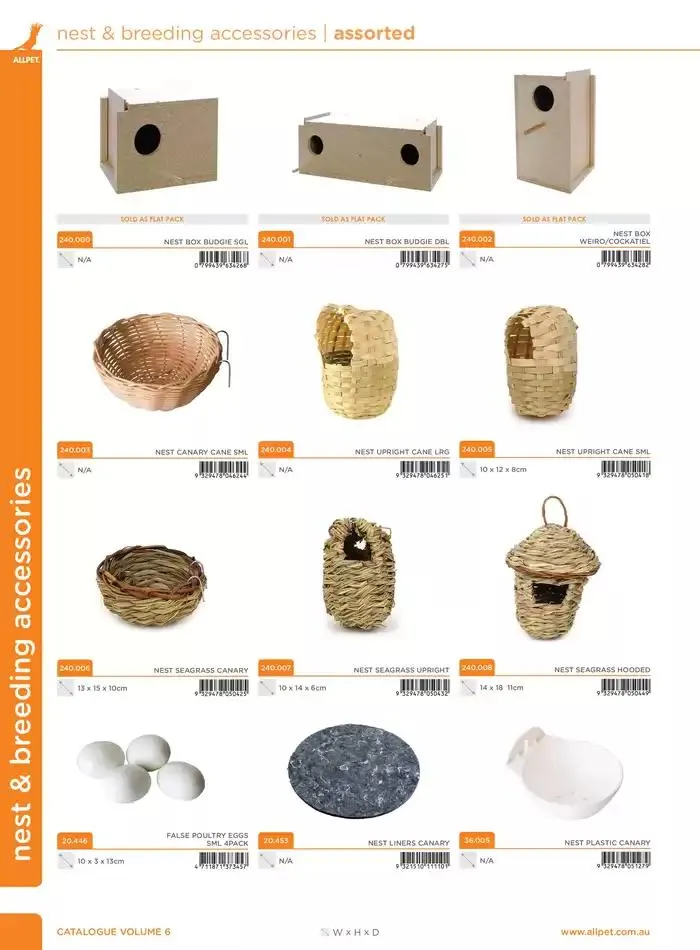 Bird Catalogue 2025 - Catalogue valid from 3 March to 31 December 2025 - page 14