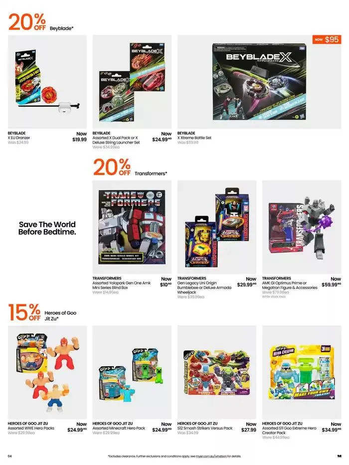 Myer Toy Sale - Catalogue valid from 8 April to 27 April 2025 - page 4