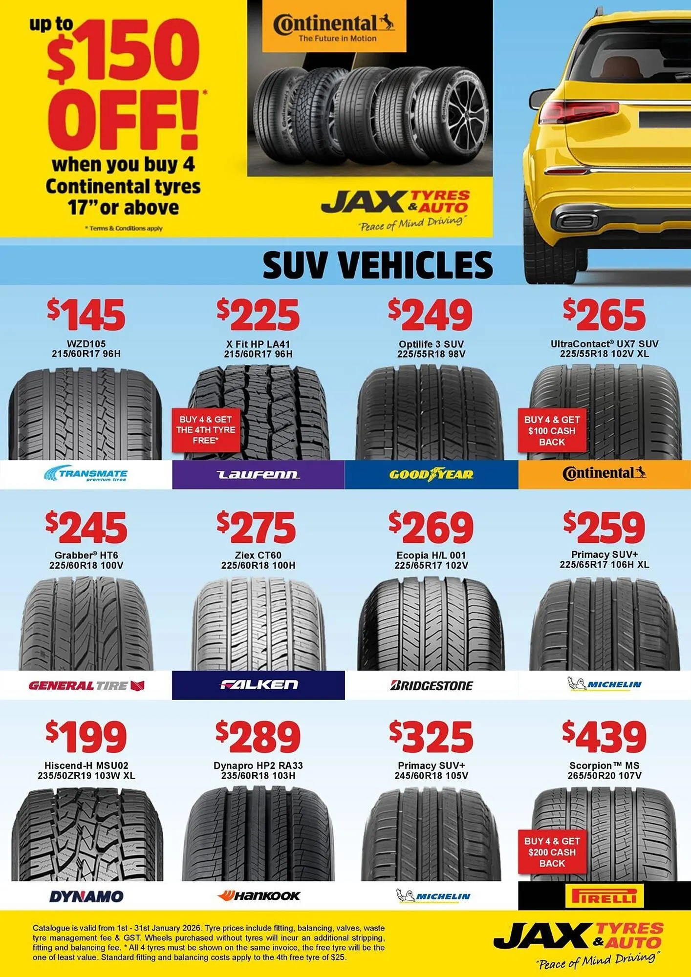 Jax Tyres catalogue - Catalogue valid from 2 January to 31 January 2026 - page 5
