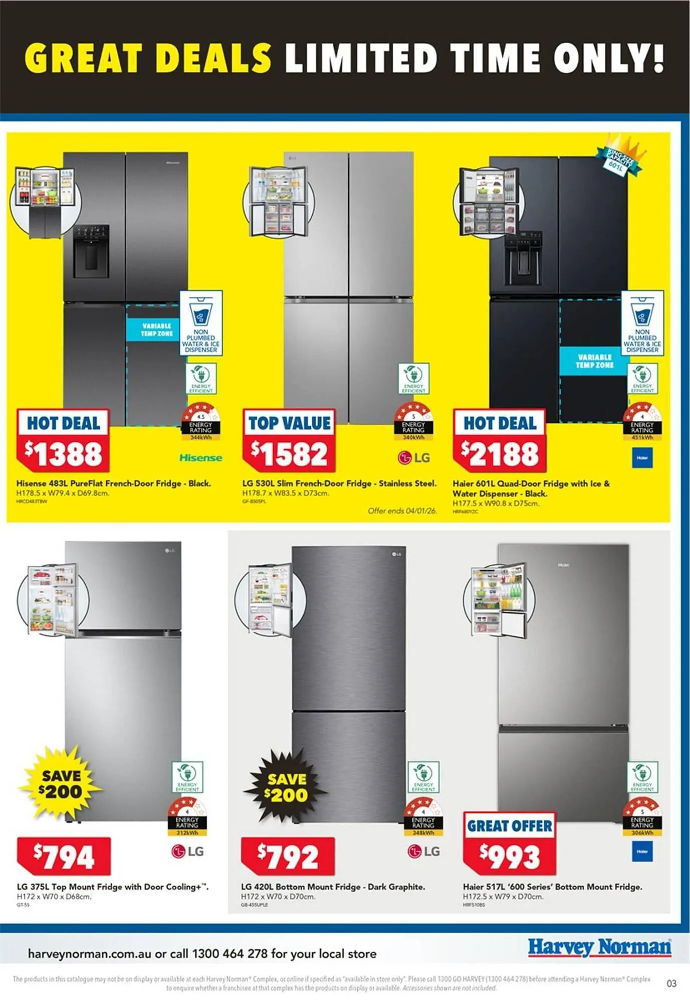 Harvey Norman catalogue - Catalogue valid from 1 January to 11 January 2026 - page 3