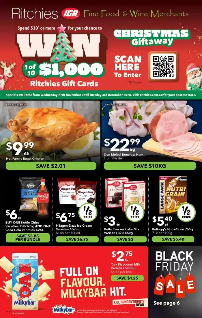 Ritchies 27/11 - Catalogue valid from 27 November to 3 December 2024 - page 1