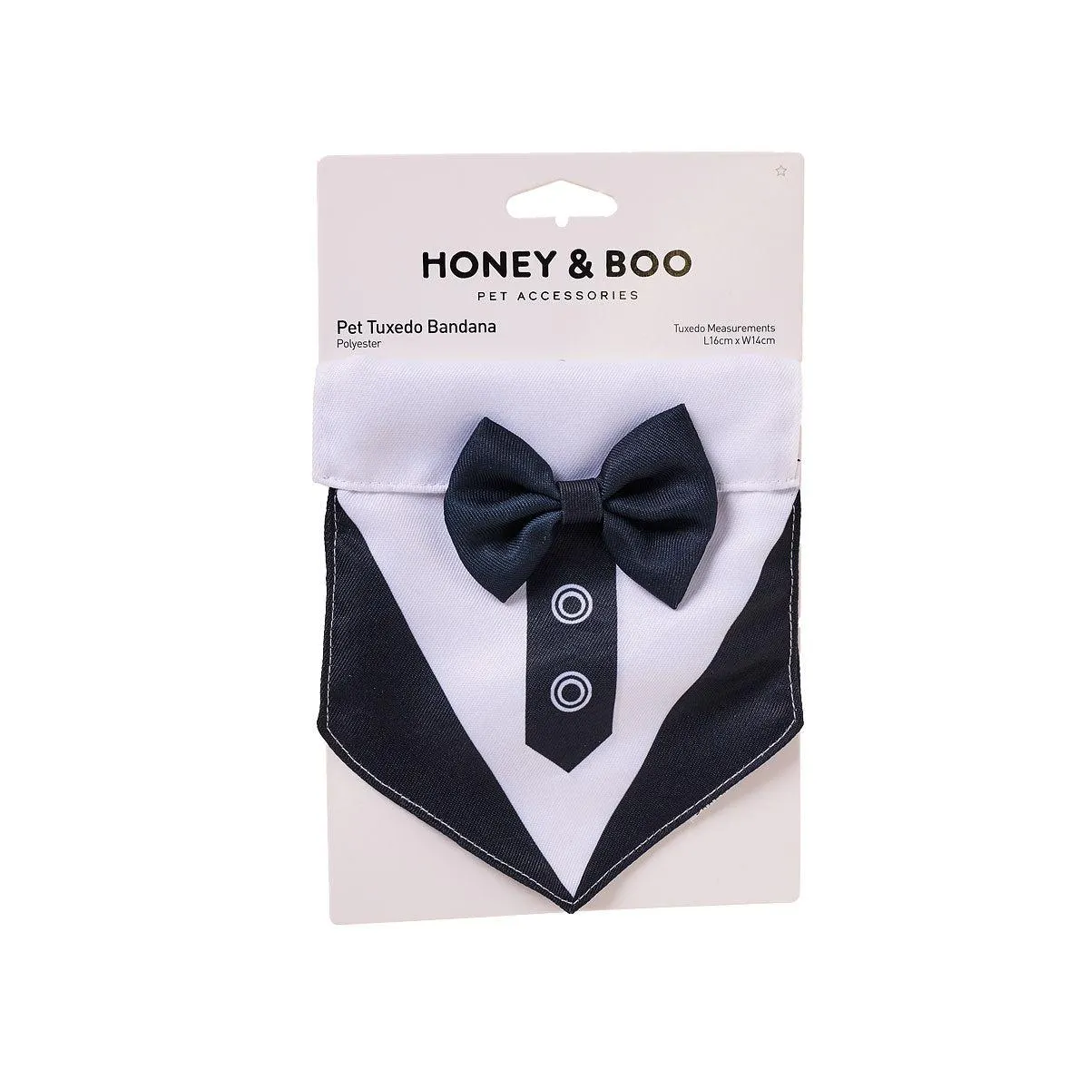 Honey & Boo Bandana Black Tuxedo