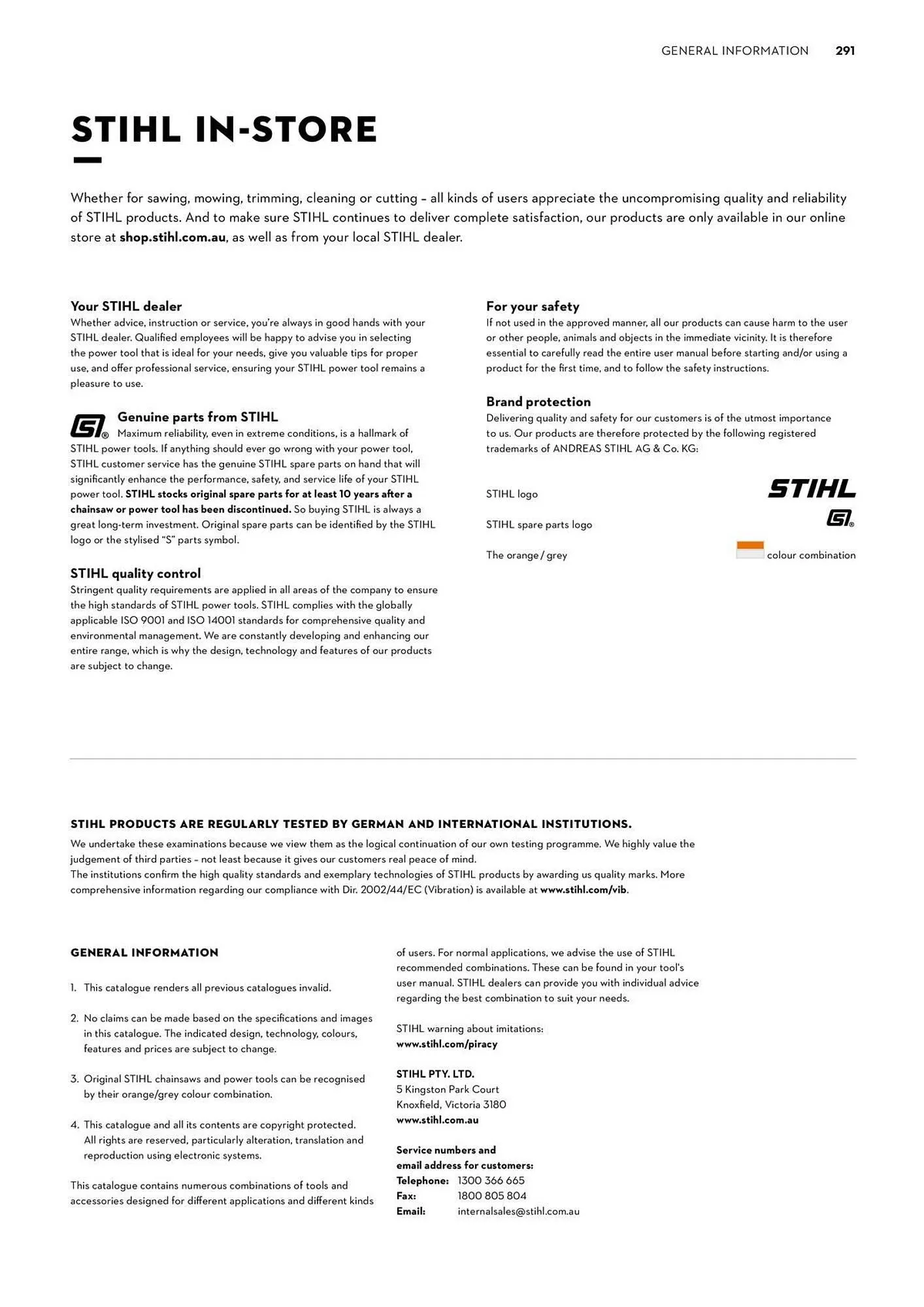 STIHL catalogue - Catalogue valid from 2 June to 30 June 2025 - page 291