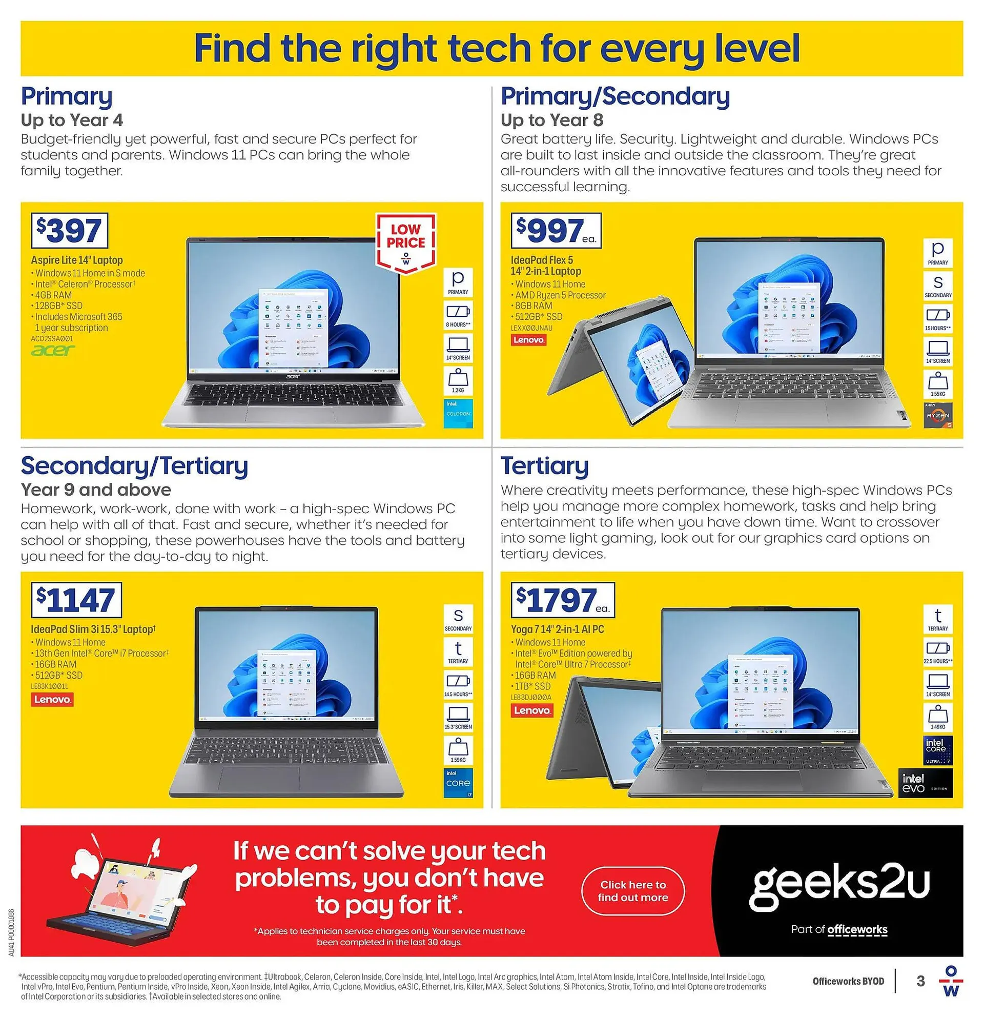 Officeworks catalogue - Catalogue valid from 1 January to 8 February 2026 - page 3