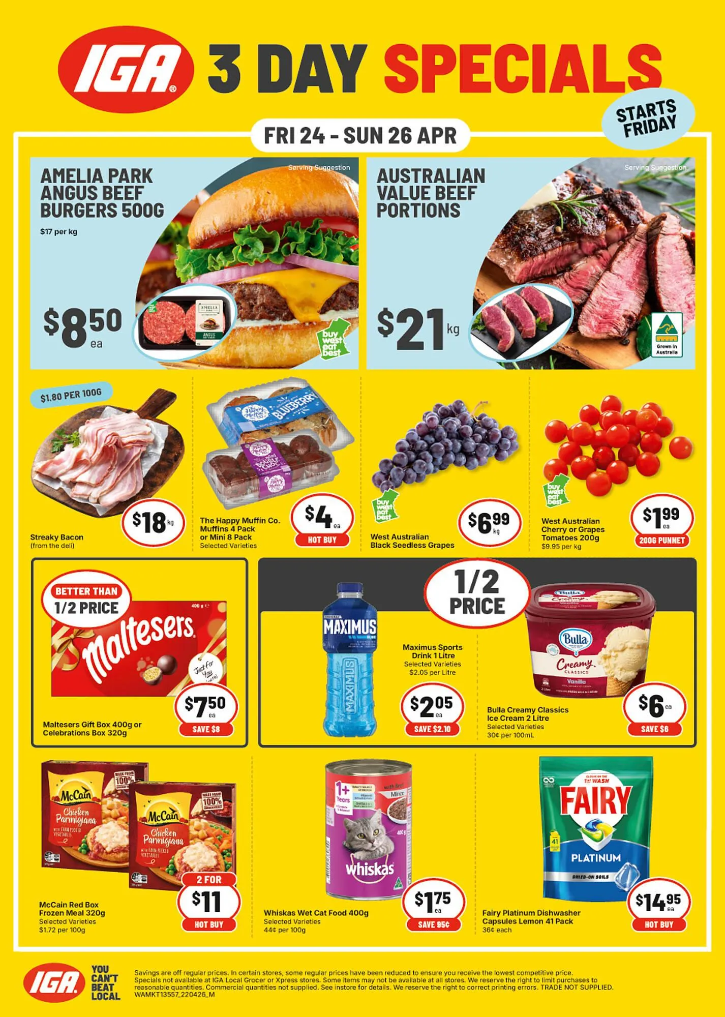 IGA catalogue - Catalogue valid from 24 April to 26 April 2026 - page 1