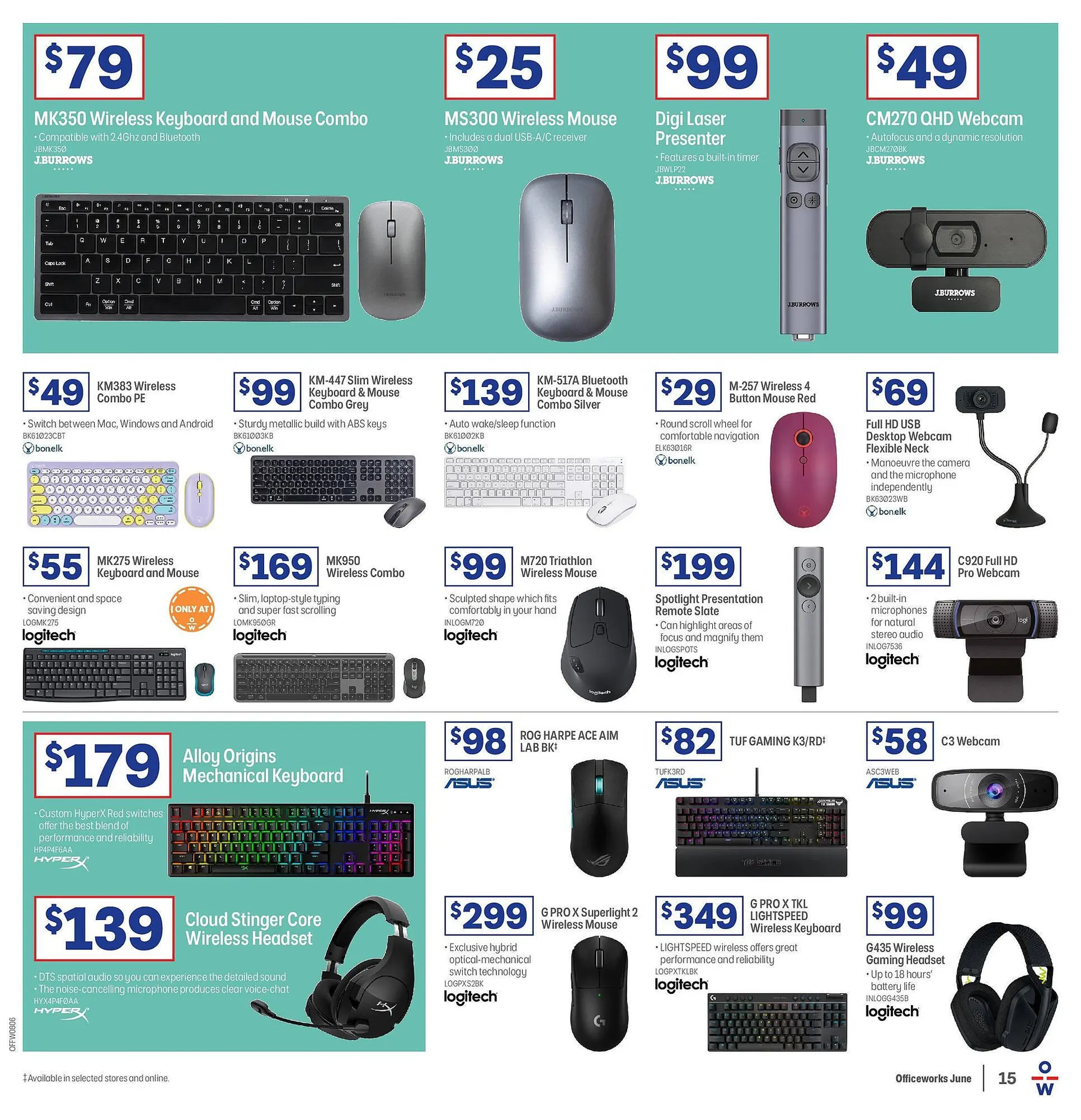 Officeworks catalogue - Catalogue valid from 11 June to 30 June 2025 - page 15