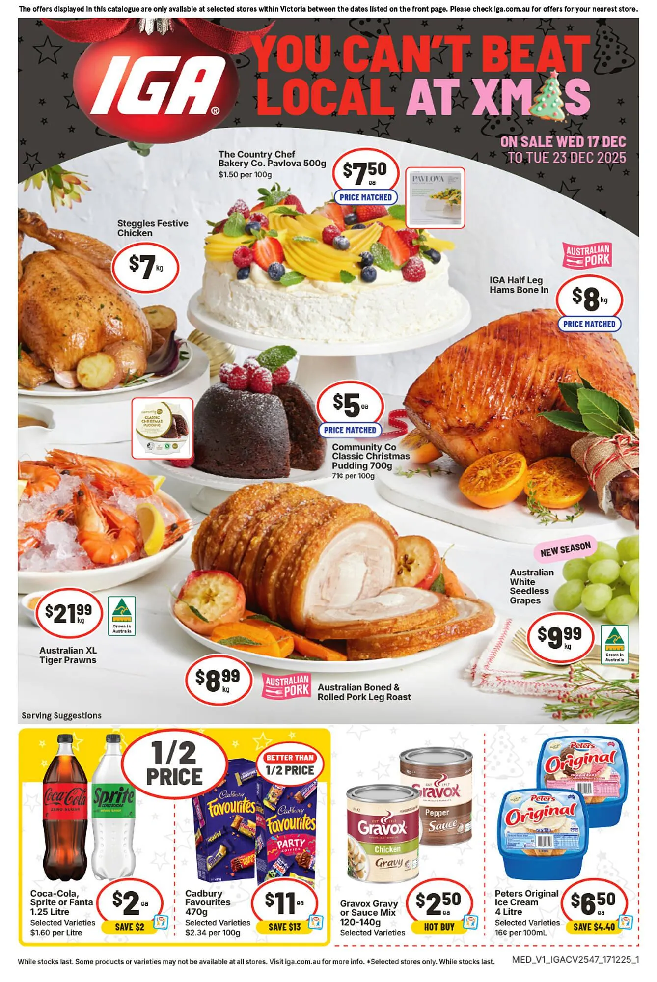 IGA catalogue - Catalogue valid from 17 December to 23 December 2025 - page 1