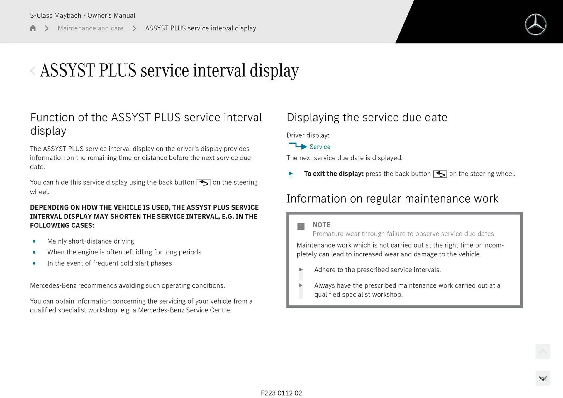 Mercedes-Benz catalogue - Catalogue valid from 1 May to 1 May 2026 - page 781