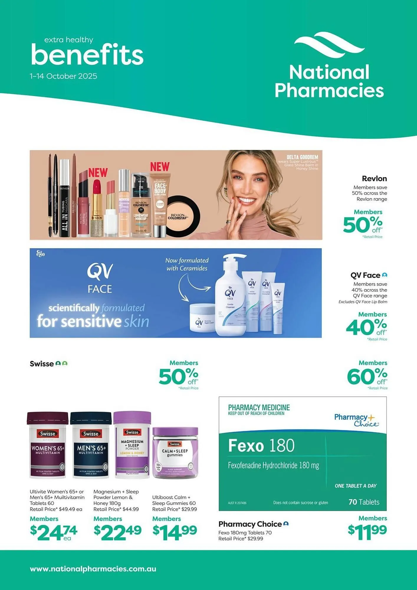 National Pharmacies catalogue - Catalogue valid from 1 October to 14 October 2025 - page 1