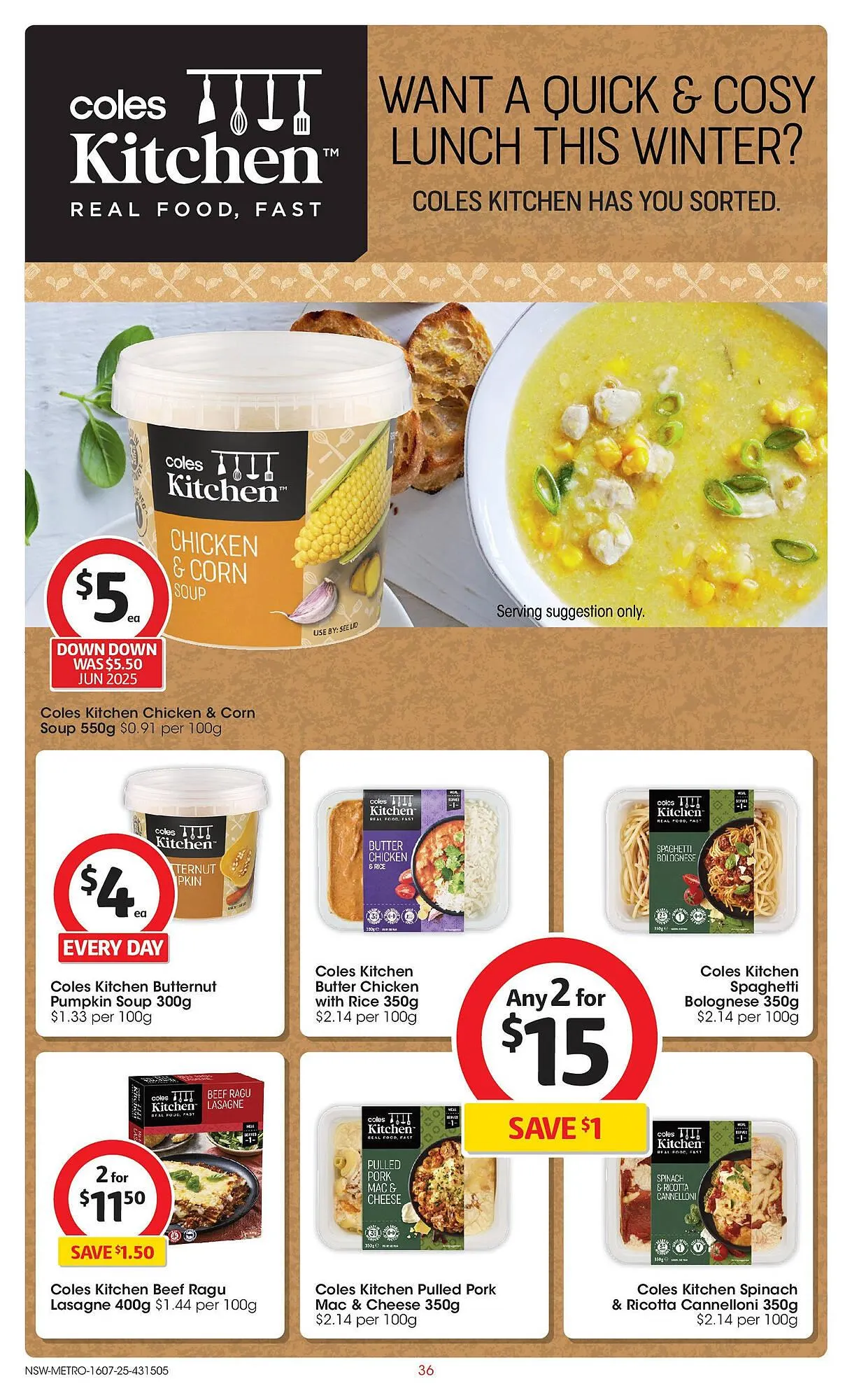 Coles catalogue - Catalogue valid from 15 July to 22 July 2025 - page 36